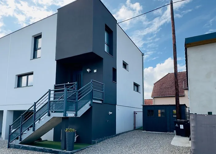 B&B Chez L\'Habitant Chambre Privative Sur La Route Des Vins Tv Parking Box Velo